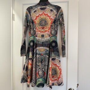 Witchy eternal wisdom goth Blackmilk long sleeved dress - women’s M - RARE